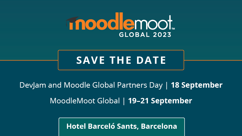 Moodle Moot Global 2023 save the date